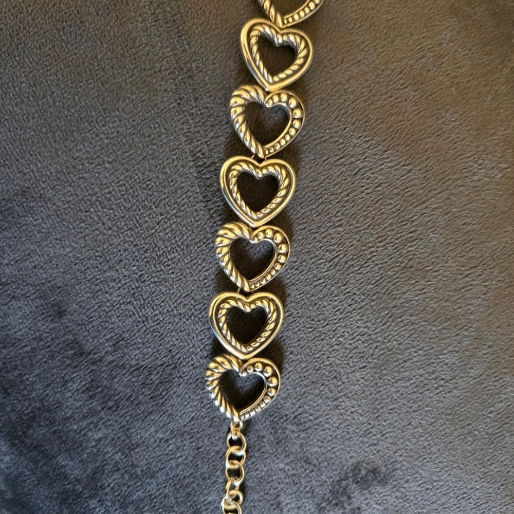 Brighton Silver  Heart Bracelet